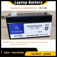 ☪BENZ (รับประกัน 1 ปี)แท้ แบตเตอรี่สำรอง 12V1.2Ah รุ่น W221 เบอร์ N000000004039 Battery