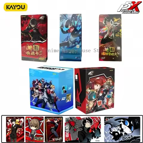 ALL KAYOU Persona 5 Royal Phantom Collectible Card Reload Moon Shadow Laser Ticket Stub Card Moon Sh