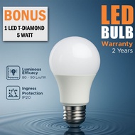 CAHAYA HOSHI LED PREMIUM Led Bulb 5Watt 7Watt 9Watt 12watt 15Watt 18Watt 21Watt SNI Super Bright Whi