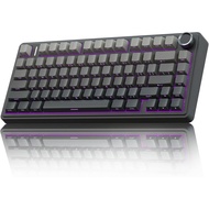 AULA F75 Pro Wireless Mechanical Keyboard,75% Hot Swappable Custom Keyboard with Knob,RGB Backlit,Pr