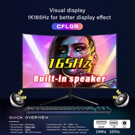 Monitor Pc 27 Inci Monitor Melengkung Permainan 75Hz dengan Speaker 27Inci Monitor Lcd Hdmi Fhd 144H