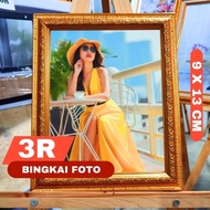 3r FRAME (9X13) / GOLD CARVED 3R PHOTO FRAME / GOLD CARVED 3R FRAME