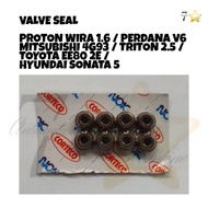 PT WIRA 1.6/PERDANA V6/MITI 4G93/TRITON 2.5/TYT EE80 2E/HYD SONATA 5 VALVE SEAL JAPAN (NOK) BROWN (1