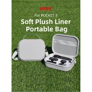 BRDRC Storage Case for DJI OSMO Pocket 3 Portable Carrying Handbag Plush Linning Box Camera Accessor
