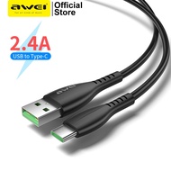 Awei CL-115 2.4A Fast Charging Cable Type C Micro Usb Cable 1M Usb Cable