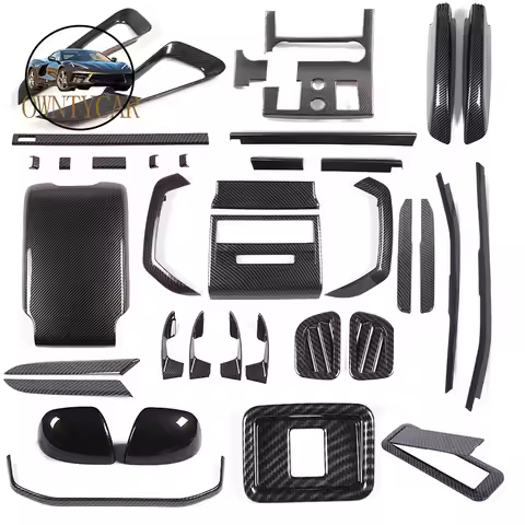 For Land Rover Range Rover Sport L461 2023-2025 ABS Carbon Fiber Car Interior Decoration Frame Decor