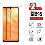 2PCS Full Tempered Glass Black Edge Film For Sharp Aquos zero wish 6 5 4 V7 V6 Plus R8s pro HD Clear
