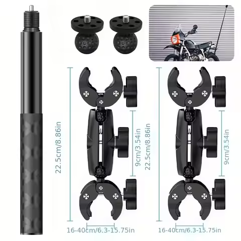 For Insta360 x2 x3 x4 x5 Motorcycle Bike Mount Selfie Stick for Insta 360 x2 x3 x4 x5 Moto Monopod H