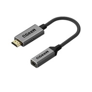 全城熱賣 - QGeeM QG-HD02 HDMI單轉Mini DP轉換器（銀灰色）