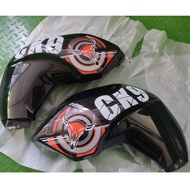 Nimota CK9 / CK9SE - Fuel tank cover Set ( Kiri + Kanan )- 2 Pcs [ OE Parts - ORI ] New - Old Stock 