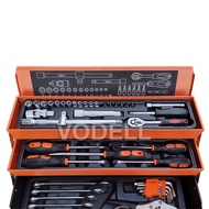 Great experience❈VODELL 85pcs Cantilever Metal Tool Box Set Kombinasi Soket Sepana Ratchet Spanner S