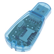 pamelaea USB SIM Card Reader Copy Cloner Kit SIM Card Reader GSM CDMA SMS Backup + CD