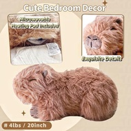 Uoozii 20" | 4 Pounds Capybara Weighted Stuffed Animals with Removable