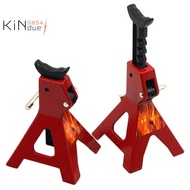 RC Jack Stands,2Pcs 6 Ton RC Car Scale Jack Stands for  SCX10 Wraith TRX4 D90 CC01 RC Quick Release 