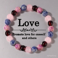 Natural Rough Stone Bracelet 8mm Crystal Exquisite Bracelet Power Stone Beaded Unisex Travel Souveni