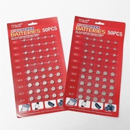 50 Mixed Button Watch Calculator AG1AG3AG4AG10AG1