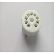 1pcs Ceramics tube socket GZC9-Y-3 small 9 pin tube holder tube socket outlet for E88CC 6922 12AX7 E
