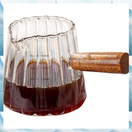 [G V W E] Milk Frother Cup Espresso Accessories Double Scale Glass Measuring Cup Milk Frother Glass 