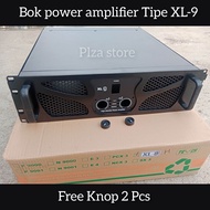 Bok power amplifier XL-9 New 2 chanel Ukuran 3U bahan plat besi tebal Box power tipe XL-9 baru