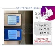 Car Tinted Window Film Sputtering IR99 | VLT 20 (Ready Stock)
