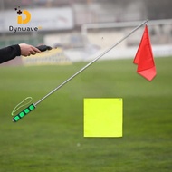 Dynwave Horse Training Flag Equipment 17.32 Inchx17.32 inch Portable Easy to Carry Red Yellow Flags 
