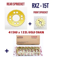 RXZ 415 SPROCKET CHAIN SET RANTAI HENG