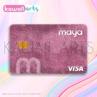 MAYA PINK - CARD SKIN STICKER ( ATM / BANK )