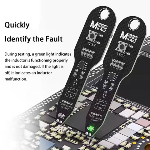 M093 Inductance Tester Motherboard Coil Tester Inductor Detector Repair Tool Electromagnetic Inducti