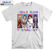 (Cod) Star Wars Girls Run The Galaxy Shirt Galaxys Edge Princess T-Shirts Kids & Adult Holiday Hoodi