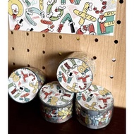 [Sensi] Paper Tape Whole Roll~1991w2992 A to Z// PET