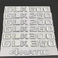 Car Trunk Letters Logo Emblem Badge Decals Sticker For Mercedes Benz GLK Class GLK200 GLK260 GLK280 