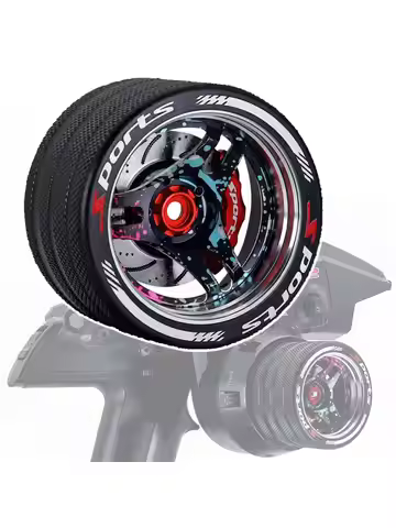 Rc Remote Control Metal Handwheel For Sanwa Flysky Nb4 Ko Ex G11p Wfly X9 Mt4/mt5/m12/m17 Futaba 4px