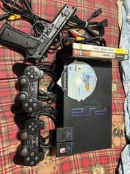PS2全套39007型 原廠雙搖桿ㄧ槍三遊戲