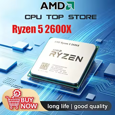 AMD Ryzen 5 R5 2600X 3.6GHz 6-Core 12-Thread 95W CPU Processor LGA AM4