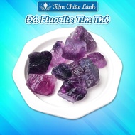 Rough Purple Fluorite Stone Used for Home Decoration, Making Decorative Items, Purifying Energy