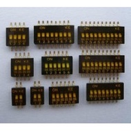 KE Dial Switch 1.27 1P/2P/3P/4P/5/6/8/10P Digit DSHP04TSGER 1.27MM