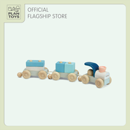 PlanToys ของเล่นไม้ Stacking Train Trio-Orchard รถไฟเรียงซ้อน-ออร์ชาร์ด เสริมพัฒนาการเด็กอายุ 12 เดื