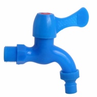 Plastic Water Tap Faucet Garden Kitchen Sink G8 (Blue)