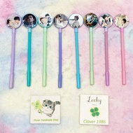 Jack round pen BTI41 wiggle writing j97 cute cute cartoon idol idol