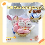 Budget Full Moon Basket Hamper Newborn Baby Gift For Baby Girl Baby Boy Hamper