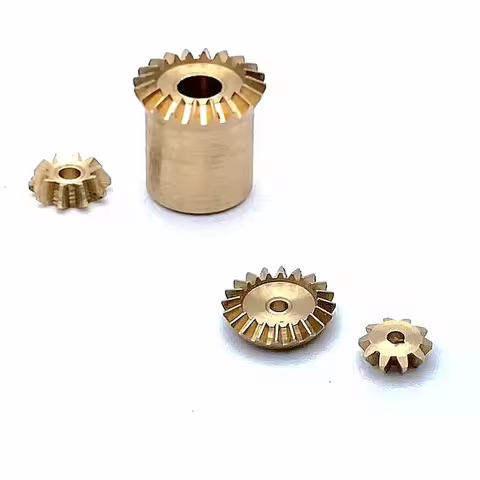 1:2 Bevel Gear 0.3M 10T 20T 1/2MM 90 Degree Transmission 10 Teeth/20 Teeth DIY Car Model Micro Car