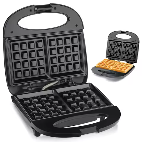 Waffle Maker Belgian Waffle Maker Portable Chaffle Maker Anti-scalding Mini Waffle Maker Machine for