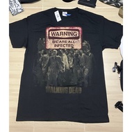 เสื้อยืดพิมพ์ลายแฟชั่นเสื้อ The Walking Dead ลายตาเทา ของแท้มือ1 ผ้าฝ้าย 100%