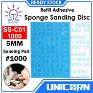 DSPIAE Sponge Sanding Pad 5mm 1000 Self adhesive sponge sanding disc [SS-C01-1000] Refill Sanding Pe