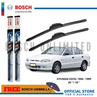 Bosch AEROTWIN Wiper Blade Set for HYUNDAI EXCEL 1994-1999 (20 /18 )
