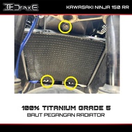 Drake Titanium Bolts Radiator Handle Ninja 150 RR Ninja 150RR Old Original