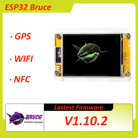 ESP32 Bruce CYD 2432S028 Wi-Fi Bluetooth NFC PN532 GNSS ATGM336H and defensive tools enable network 