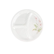 Corelle | Corelle Lily Three-Section Small Plate Appetizer Tableware Dish Round Plate Round Small Pl