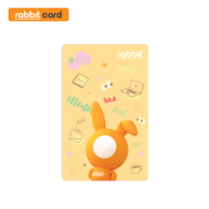 [Physical Card] Rabbit Card บัตรแรบบิทพิเศษสำหรับบุคคลทั่วไป 2025 (YELLOW) (OL25-002)