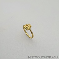 22k / 916 Gold Heart perfume Ring